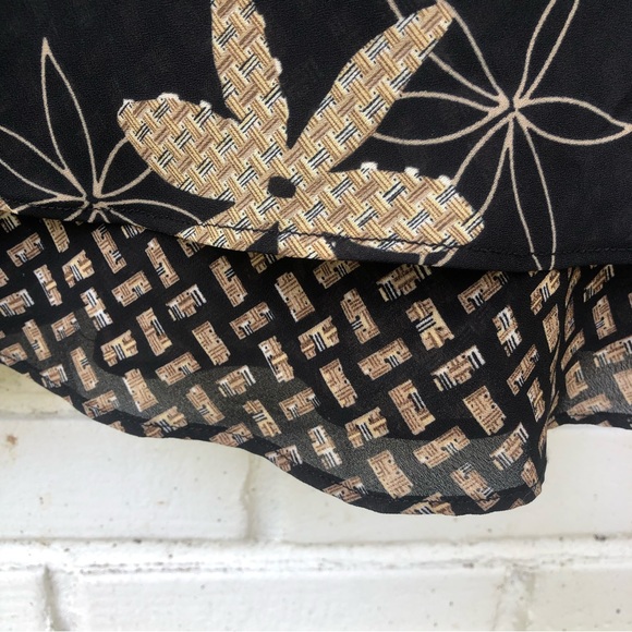 Cato floral boho lined midi dress 28W - Picture 6 of 9